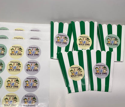 Wild One- Thank You Stickers